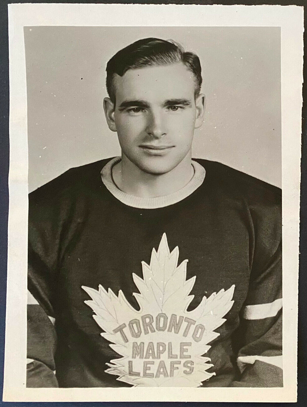 1941 Toronto Maple Leafs NHL Hockey Team Issued Photo Player John O'Flaherty