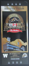 Load image into Gallery viewer, 2012 CFL Final Game Ivor Wynne Football Stadium Commemorative Ticket + Lanyard
