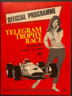 1968 USA Telegram Trophy Race Official Program Mosport Open Wheel Racing