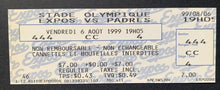 Load image into Gallery viewer, 1999 Tony Gwynn 3000th Hit Full Unused Montreal Expos Ticket MLB Baseball VTG
