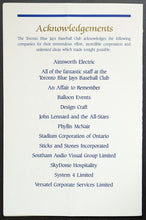 Load image into Gallery viewer, Toronto Blue Jays Invite+Program 1992 World Series Gala Autographed Lasorda JSA
