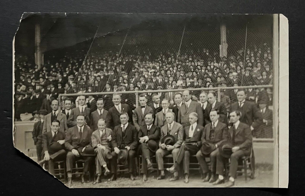 1910's Sportswriters Photo Honoured Polo Grounds Original George Grantham Bain