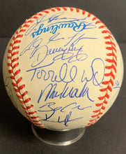 Load image into Gallery viewer, 1997 Atlanta Braves Team Signed Rawlings Baseball 23 Autos Maddux Smoltz JSA LOA
