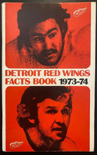 Load image into Gallery viewer, 1973-74 Vintage NHL Hockey Detroit Red Wings Original Factbook Marcel Dionne
