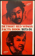 1973-74 Vintage NHL Hockey Detroit Red Wings Original Factbook Marcel Dionne