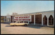 1960 Darlington South Carolina Stock Car Museum Postcard Unposted Vintage Racing