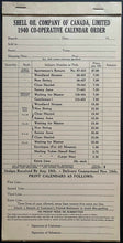 Load image into Gallery viewer, 1940 Shell Canada Salesman Sample Calendar + Original Portfolio Old Oil Gas VTG

