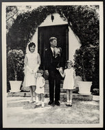 1963 John F. Kennedy Presidential Family Photograph Palm Beach Residence USA