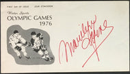 1976 Olympic Winter Sports Hockey First Day Cover Autographed Marilyn Horne