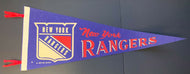 1970 New York Rangers Hockey Pennant Full Size 29.5