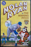 1992 Vintage MLB Baseball Nolan Ryan Winning Pitch DC Comics Sports Illustrated
