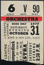 Load image into Gallery viewer, 1970 Englebert Humperdinck Concert Ticket Toronto O'Keefe Centre Vintage

