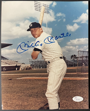 Load image into Gallery viewer, Mickey Mantle Autographed New York Yankees Photo Signed MLB Baseball JSA LOA
