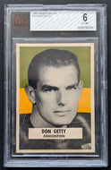 1959 General Mills Wheaties CFL Football Don Getty Edmonton Eskimos Beckett 6