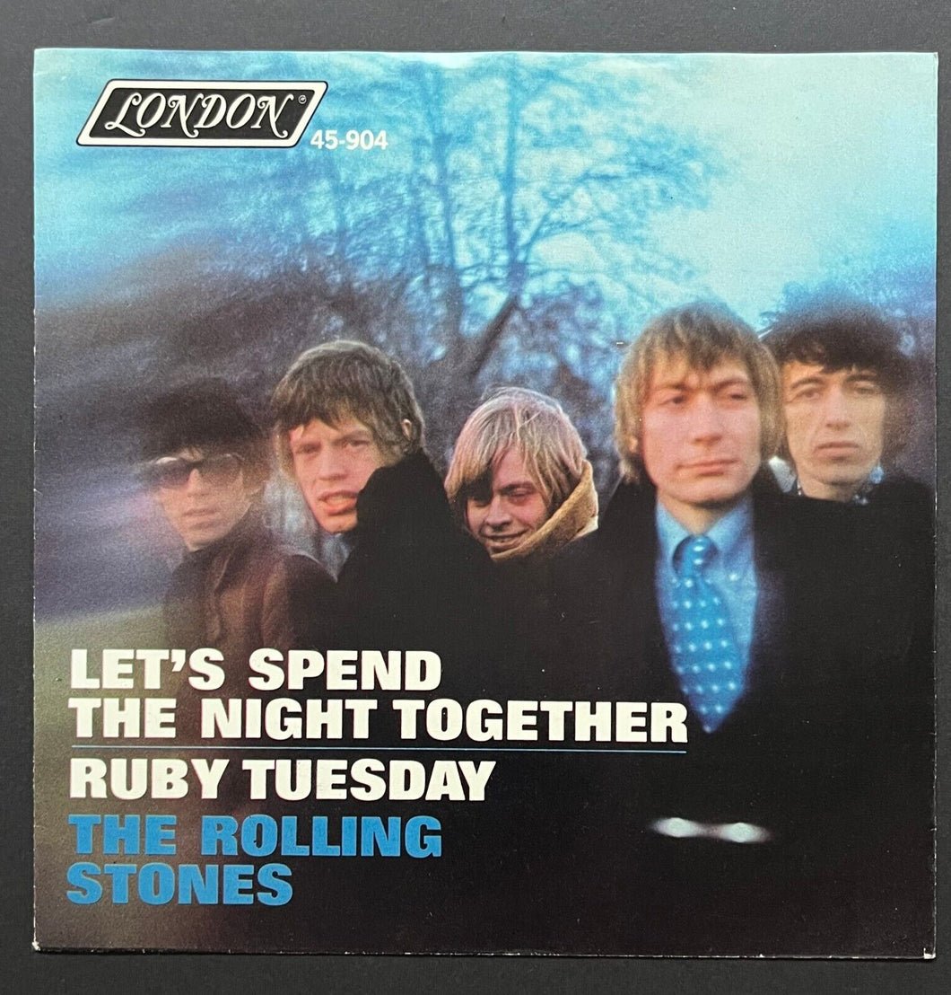 Rolling Stones Let’s Spend The Night Together / Ruby Tuesdays 45RPM Record Album
