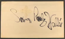 Load image into Gallery viewer, Rudy Vallee Signed Index Card Autographed Crooner Radio Host Bandleader
