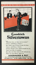 Load image into Gallery viewer, 1920s Goodrich Silvertowns Tires Advertising Blotter Old Cars Vintage Motors Oil
