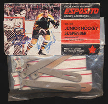 Load image into Gallery viewer, 1970s Phil &amp; Tony Esposito Autographed Signed  Vtg Hockey Suspenders Rare
