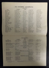 Load image into Gallery viewer, 1932 Summer Olympics Official Program Xth Olympiad Los Angeles California
