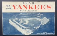 1959 Yankee Stadium MLB Baseball Program Yankees vs Indians Mantle Home Run