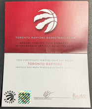 Load image into Gallery viewer, Pascal Siakam Autographed Toronto Raptors Basketball Jersey Signed NBA MLSE COA
