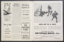 Load image into Gallery viewer, 1964 Olympia Stadium NHL Stanley Cup Finals Game 3 Program Detroit vs Toronto

