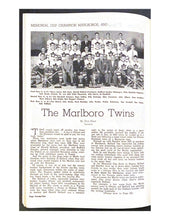 Load image into Gallery viewer, 1955 NHL Hockey Program Toronto Maple Leafs v Chicago Blackhawks Billy Harris
