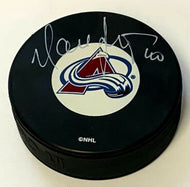 Marek Svatos Signed Colorado Avalanche NHL Hockey Puck Autographed In Glas Co