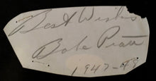 Load image into Gallery viewer, Vintage Babe Pratt Cut Autograph Signed 1947-48 NHL Hockey JSA Authenticated
