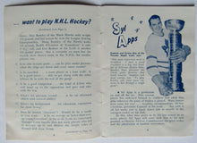Load image into Gallery viewer, 1947-1948 Hap Day How To Play Better Hockey Booklet Quaker Oats Premium + Photos
