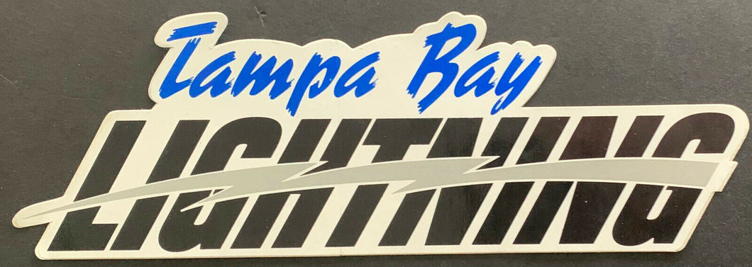 Vintage Tampa Bay Lightning Unused Decal NHL Hockey Car Window Bumper Sticker