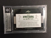 Load image into Gallery viewer, Buck Leonard 2012 Leaf Cut Signature History Baseball Cut Auto Autograph
