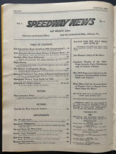 Load image into Gallery viewer, June 1932 Speedway News Racing Magazine Special Indy 500 Issue
