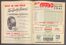 Load image into Gallery viewer, 1948 Maple Leaf Stadium Program Leafs vs Syracuse Vintage International League
