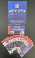 History of the First 40 Super Bowls Booklet/Program + Tickets NFL Football VTG