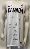 Team Canada 2019 FIBA World Cup Autographed Basketball Jersey Signed CBF LOA
