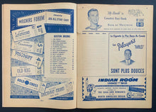 Load image into Gallery viewer, 1953 Montreal forum NHL Hockey Program Canadiens vs Boston Bruins Vintage
