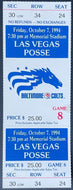 1994 Las Vegas Posse v. Baltimore Colts CFL Unused Ticket Canadian Football