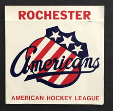 Load image into Gallery viewer, Vintage 1960's Rochester Americans Decal AHL Hockey Sticker Unused
