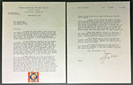 George Weiss 1939 Autographed Signed Typed Letter Baseball Hall Of Fame JSA LOA