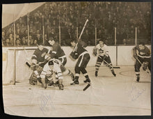 Load image into Gallery viewer, 1950 Autographed x7 Detroit Red Wings Original Type 1 Photograph Signed Olympia
