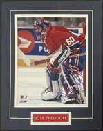 Jose Theodore Autographed Signed + Mounted NHL Hockey Photo Montreal Canadiens