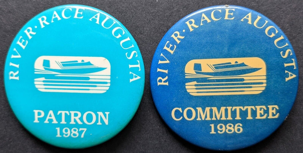 Augusta River Race VIP Badge x2 Speedboat Racing Savannah River 2nd + 3rd Year