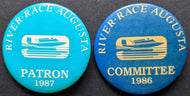 Augusta River Race VIP Badge x2 Speedboat Racing Savannah River 2nd + 3rd Year