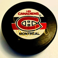 Jocelyn Thibault Signed Montreal Canadiens Puck NHL Hockey Autographed