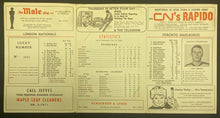 Load image into Gallery viewer, 1965 OHA Vintage Hockey Program London Nationals v Toronto Marlboros Marlies
