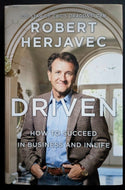 Robert Herjavvec Autographed Driven Hardcover Book Signed Canadian Business JSA