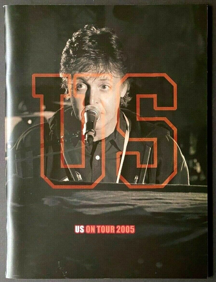 2005 Original Paul McCartney US Tour Concert Program Beatles Rock