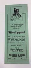 Load image into Gallery viewer, 1936 Hockey Equipment Wholesale Price List Terms Catalog Harold Wilson Company
