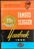 1959 Stan Musial Famous Slugger Vintage Yearbook Baseball Bat Louisville Slugger